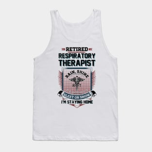 Retired Respiratory Therapist Tank Top